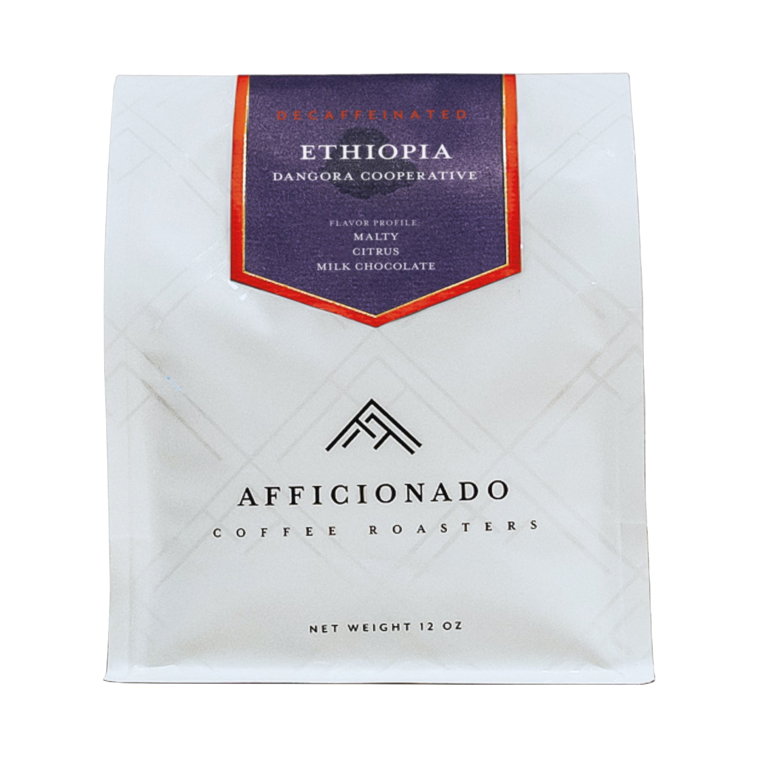 Photo of Afficionado Ethiopia Dangora Cooperative Decaf - Malty, Citrus, Milk Chocolate - 12oz