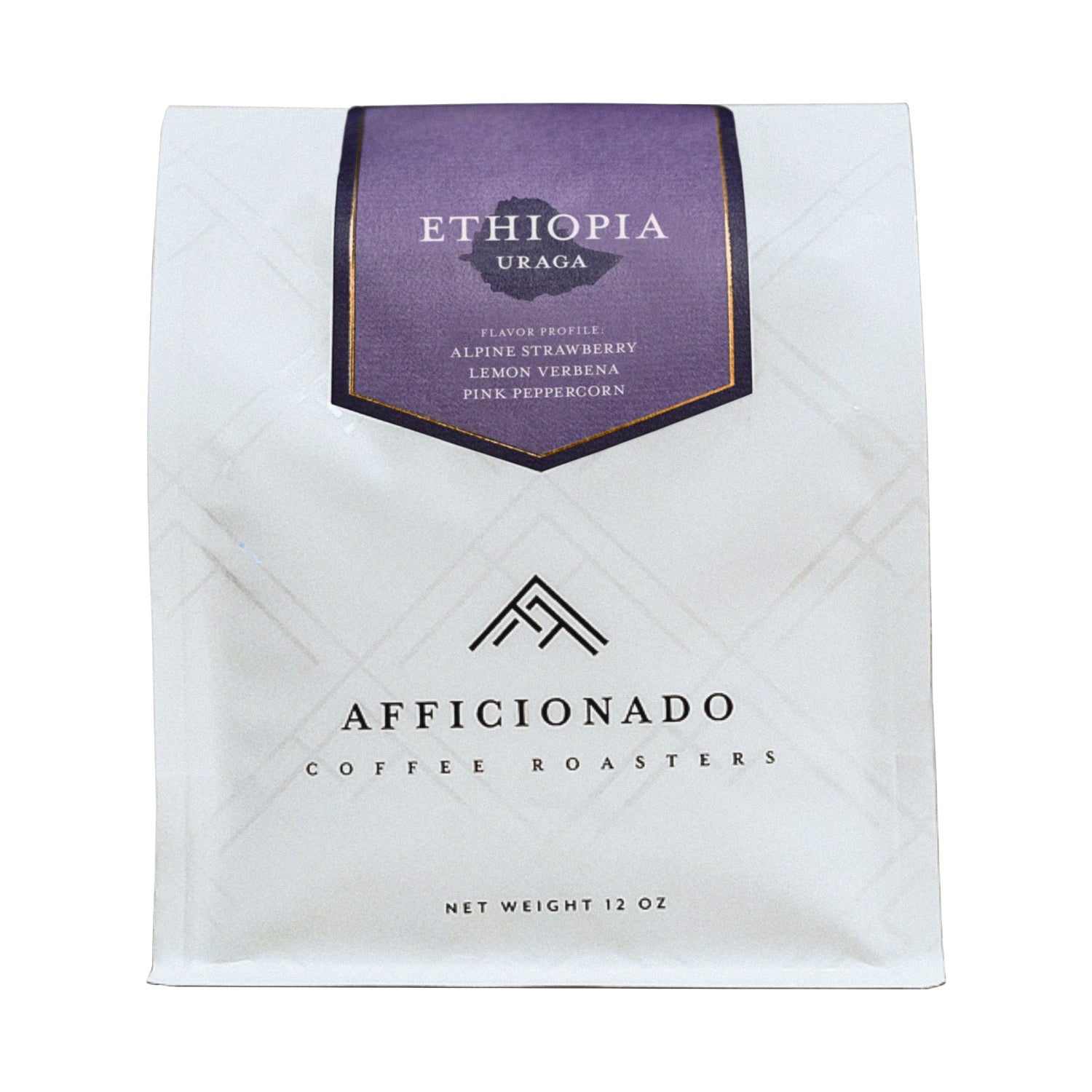 Photo of Afficionado Ethiopia Uraga - Alpine Strawberry, Lemon Verbena, Pink Peppercorn - 12oz